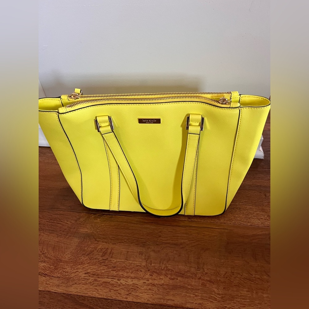 Kate Spade Bright Yellow Tote